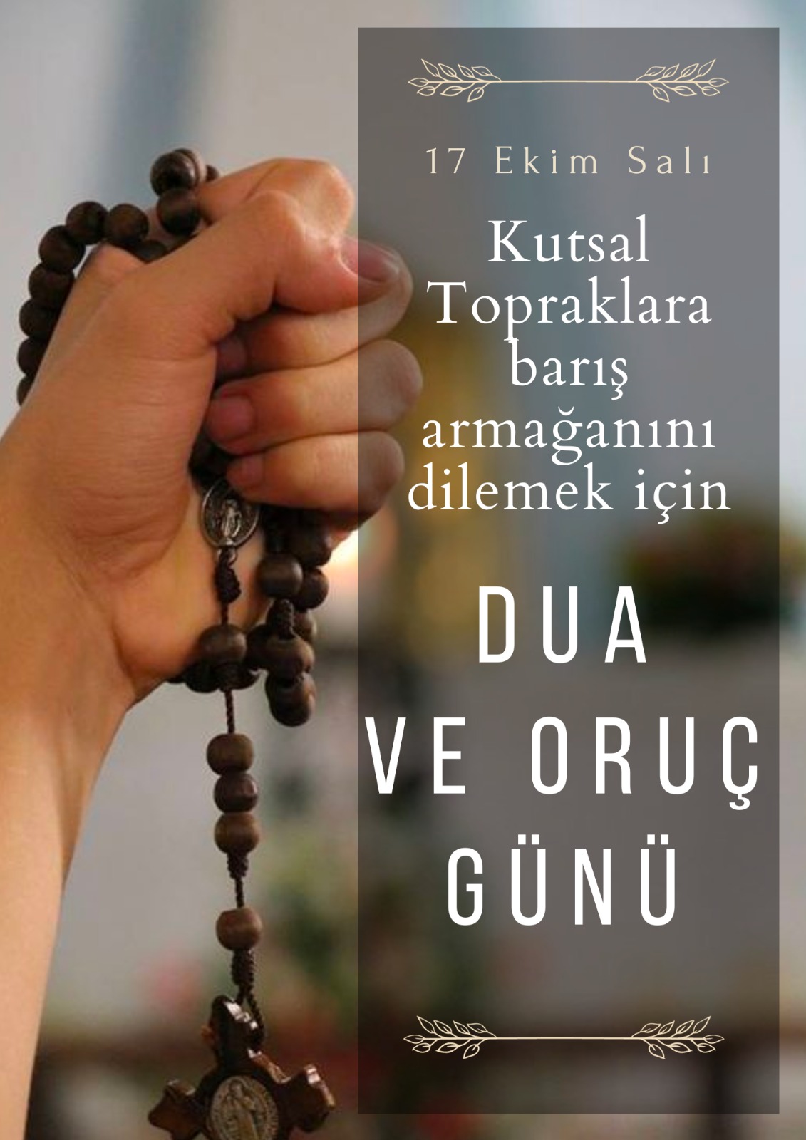 Barış İçin Dua Çağrısı